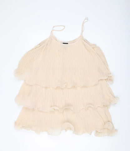 Womens UK Size 12 H&M Beige Camisole Blouse