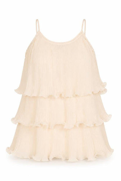 Womens UK Size 12 H&M Beige Camisole Blouse