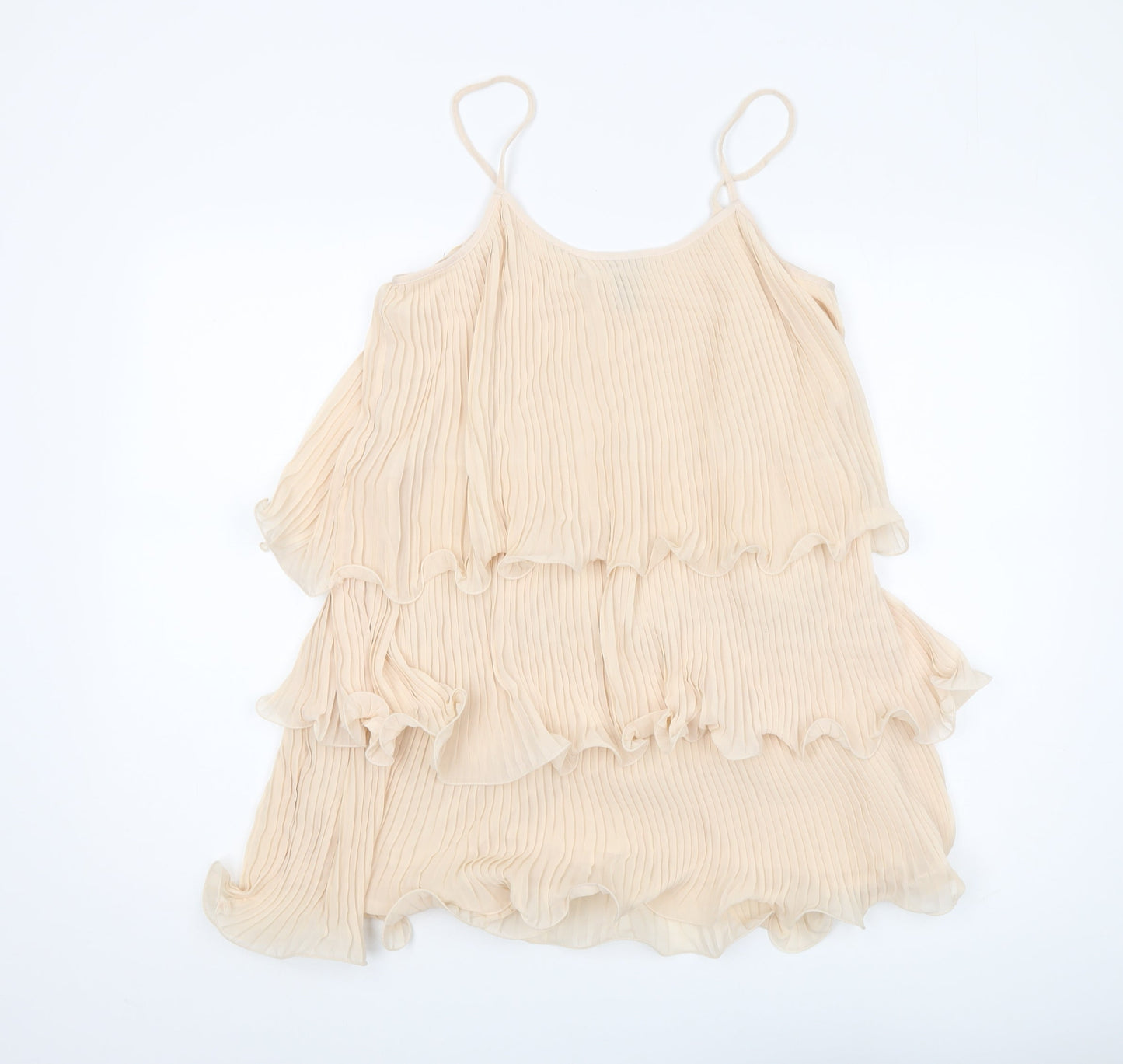 Womens UK Size 12 H&M Beige Camisole Blouse