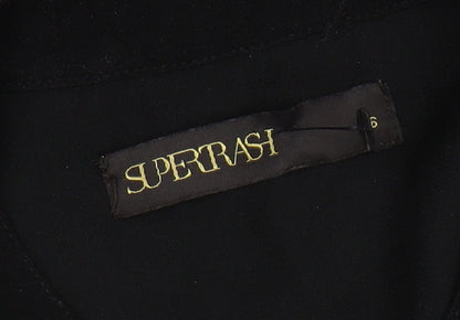 Supertrash Women's Black Long Sleeve Dress Size 6
