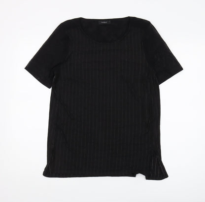 Womens UK Size 12 Marks and Spencer Black Basic T-Shirt