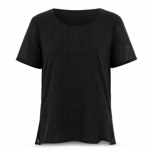 Womens UK Size 12 Marks and Spencer Black Basic T-Shirt