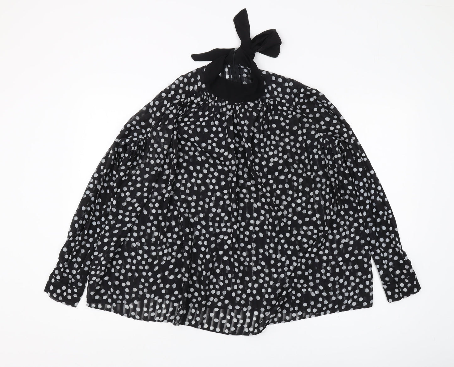 Womens UK Size S Zara Black Camisole Blouse