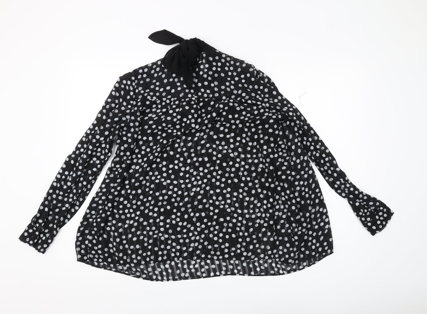 Womens UK Size S Zara Black Camisole Blouse