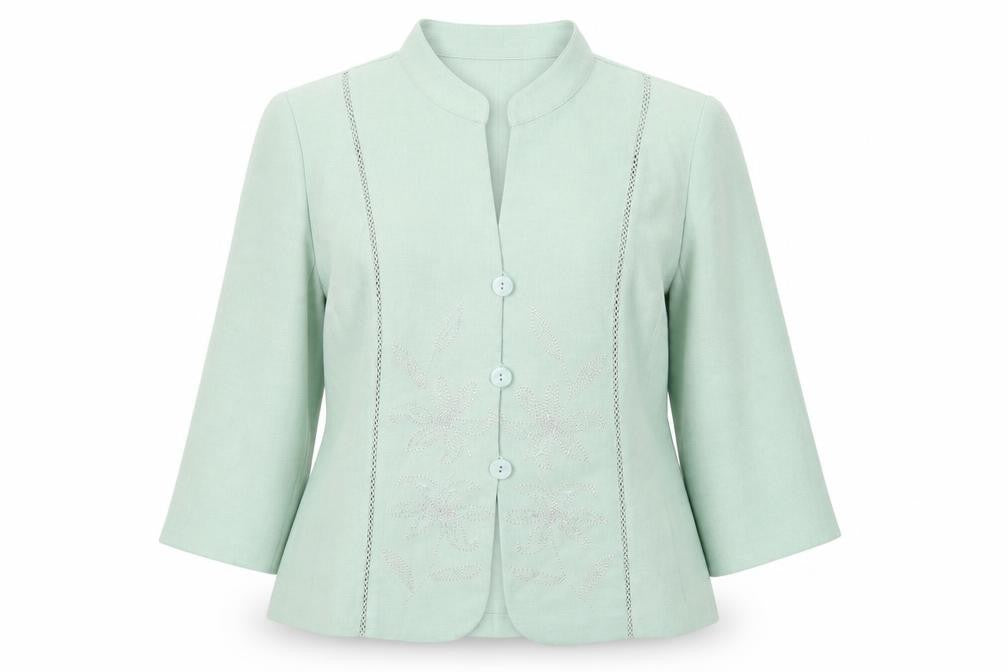 Womens UK Size 10 Eastex Regular Green Suit Jacket