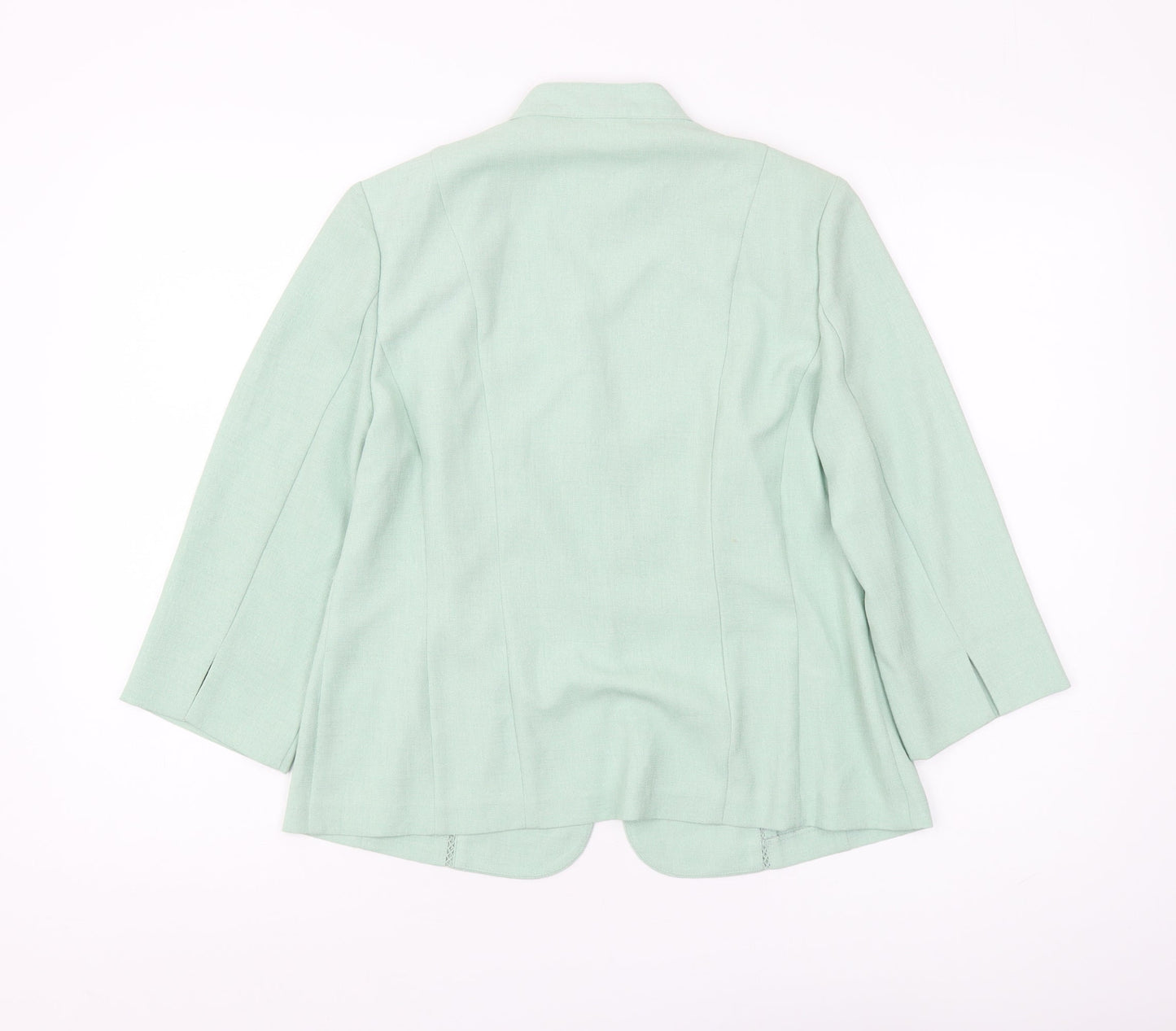 Eastex Women's Green Suit Jacket, Size 10, 3/4 Sleeve, Excellent