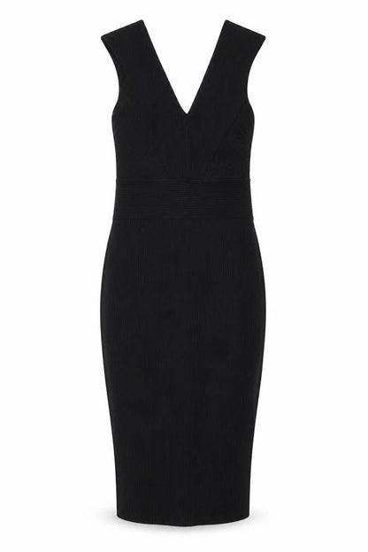 Miss Selfridge Women Black Size 8 Sheath Dress
