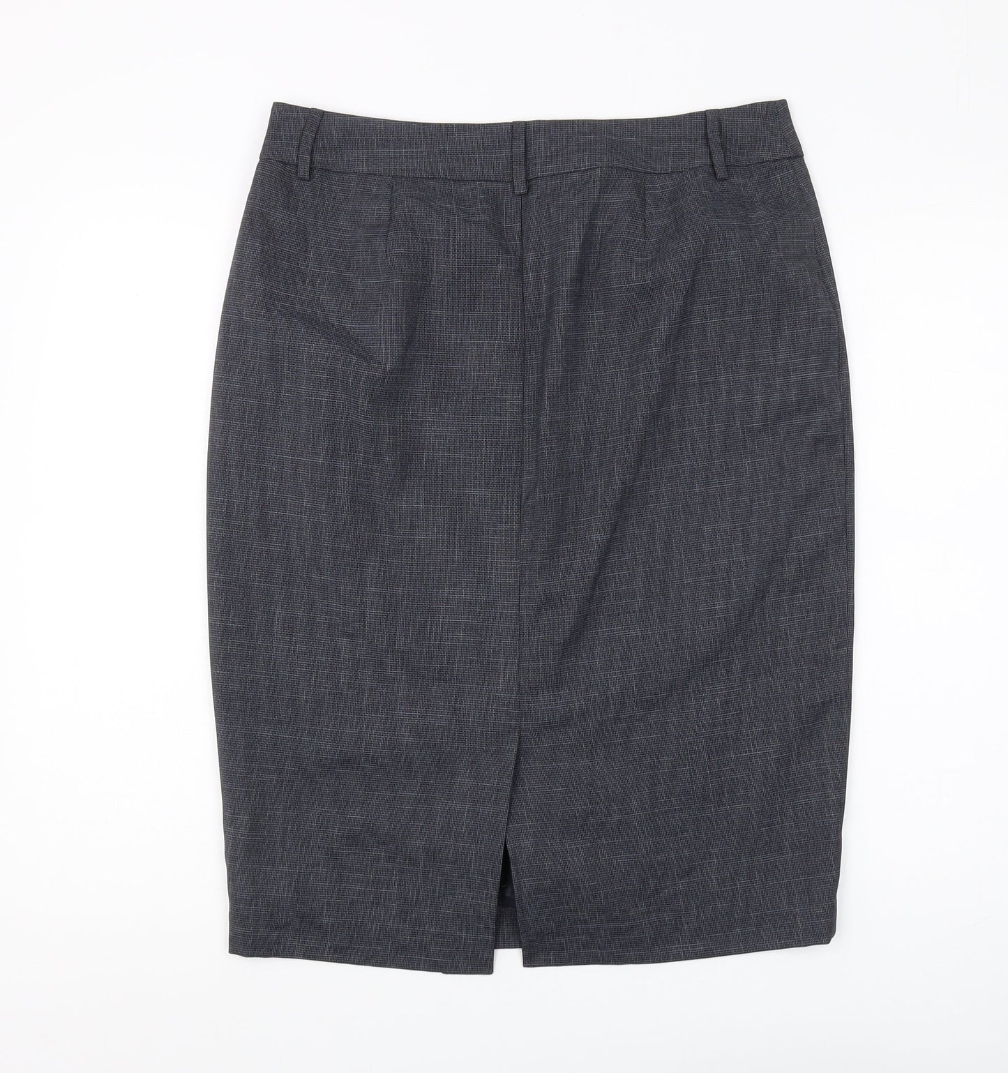 Marks and Spencer Women Grey Pencil Skirt Size 14