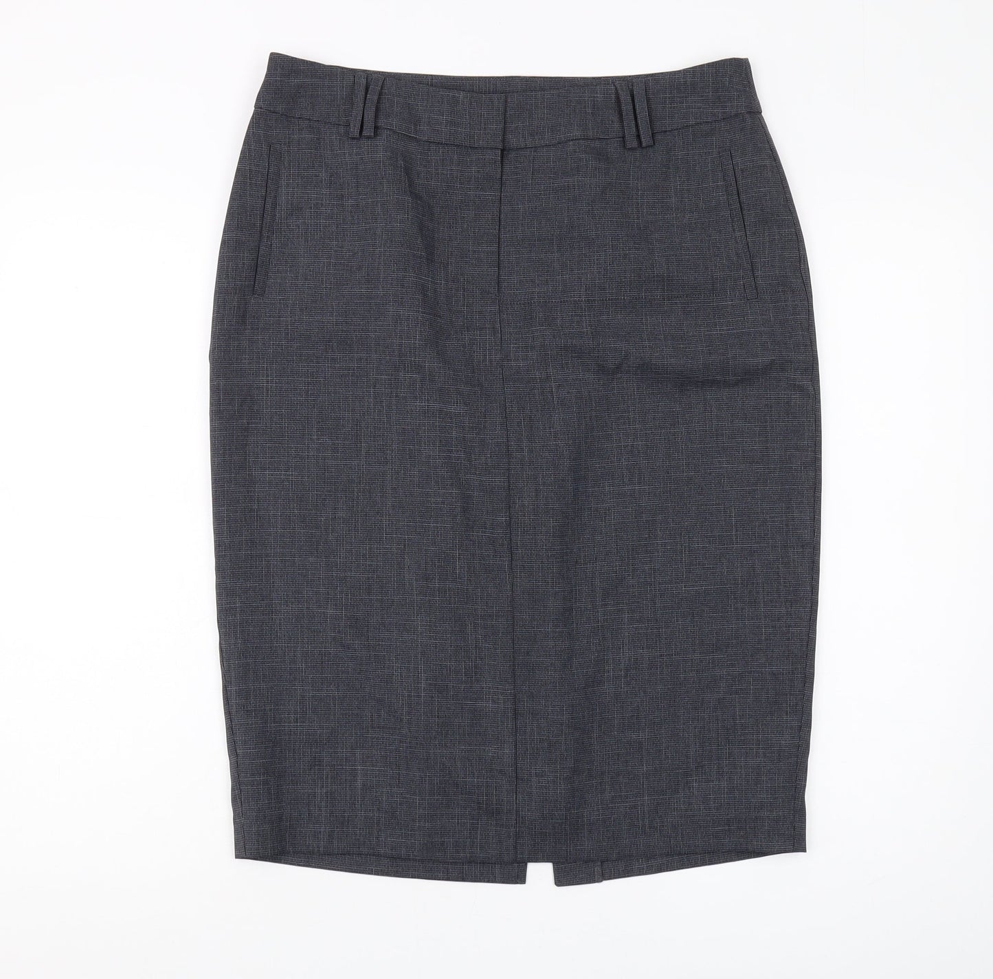 Marks and Spencer Women Grey Pencil Skirt Size 14