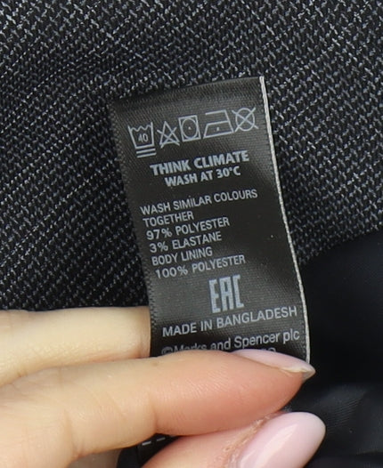 Marks and Spencer Women Grey Pencil Skirt Size 14