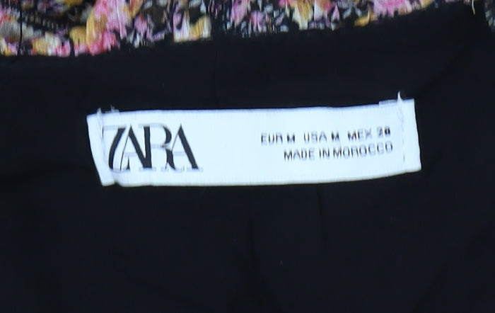 Zara Women's Multicoloured Floral Shift Dress M
