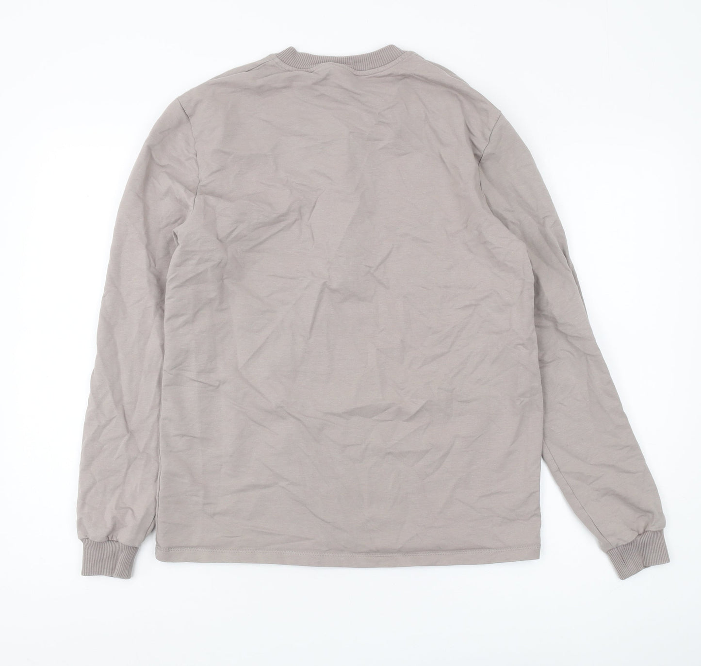 Mens UK Size L ASOS Grey 1/2 Zip Sweatshirt