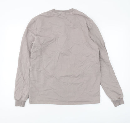 Mens UK Size L ASOS Grey 1/2 Zip Sweatshirt