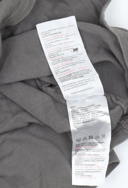 Smith & Jones Men's Grey Polo Shirt L Classic Summer