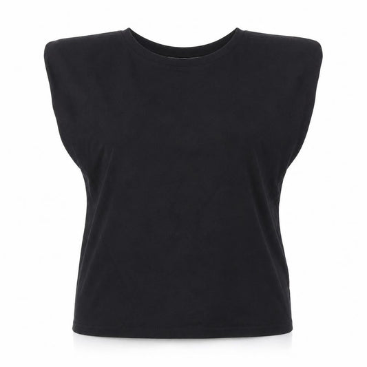 Womens UK Size M JoJo Maman Bébé Black Basic T-Shirt
