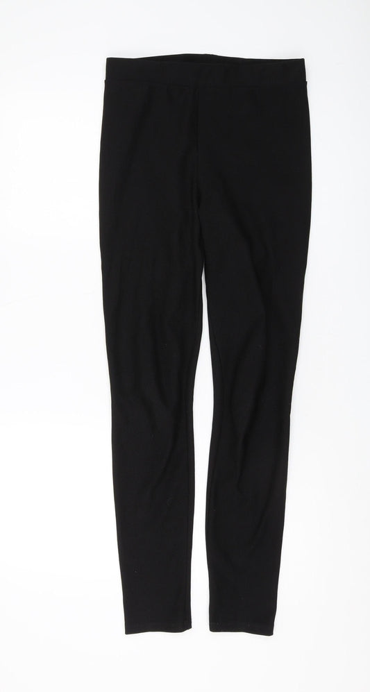 Womens UK Size S H&M Slim Fit Jegging Black Trousers