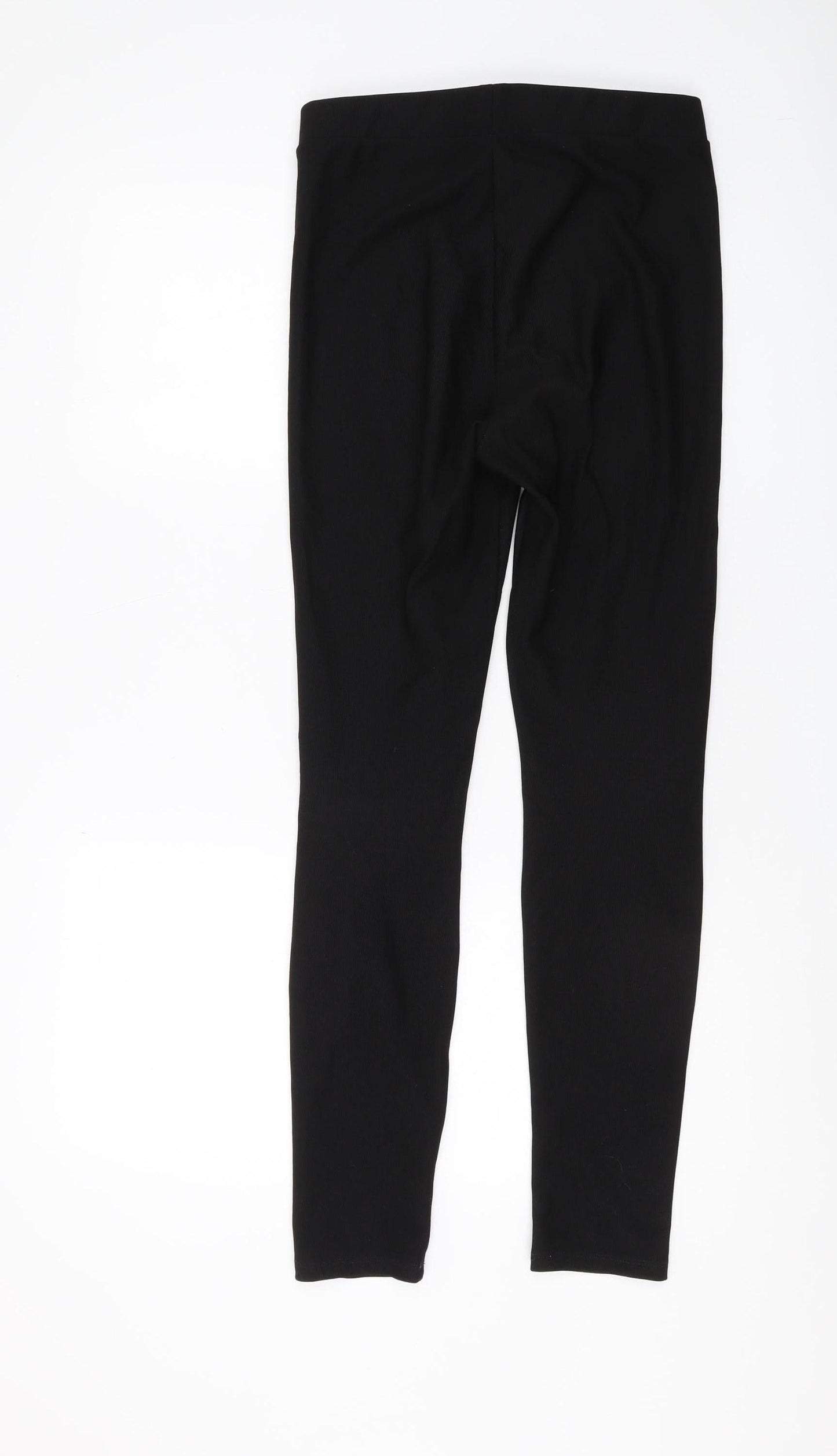 Womens UK Size S H&M Slim Fit Jegging Black Trousers