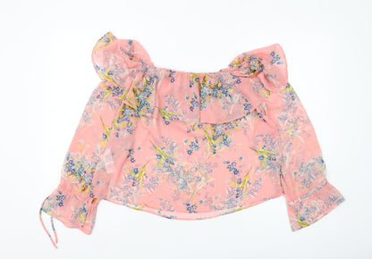 Womens UK Size 10 New Look Multicoloured Camisole Blouse