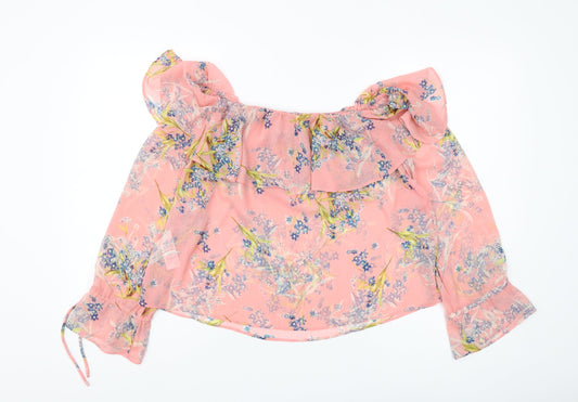 Womens UK Size 10 New Look Multicoloured Camisole Blouse