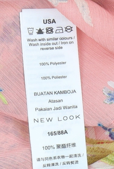 Womens UK Size 10 New Look Multicoloured Camisole Blouse