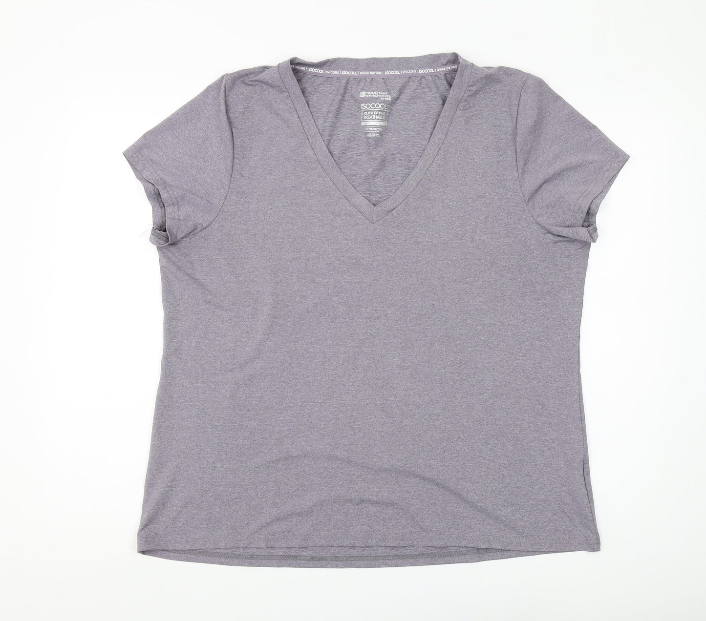 Mountain Warehouse Women's Grey V-Neck T-Shirt