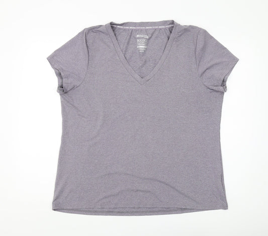 Mountain Warehouse Women's Grey V-Neck T-Shirt