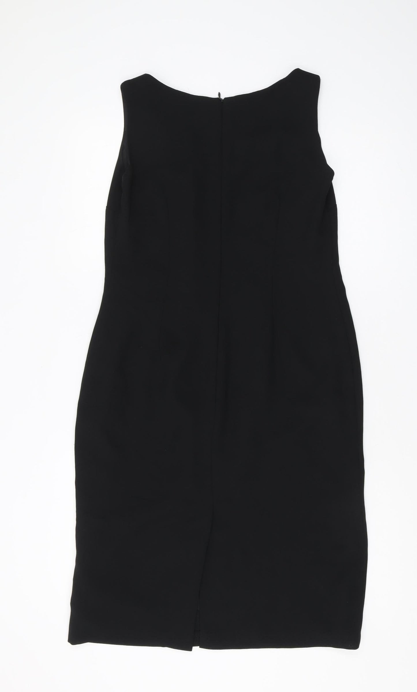 Debenhams Women Black Sheath Dress Size 12
