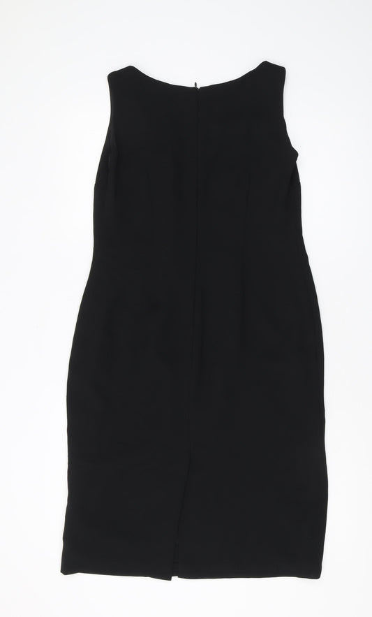 Debenhams Women Black Sheath Dress Size 12