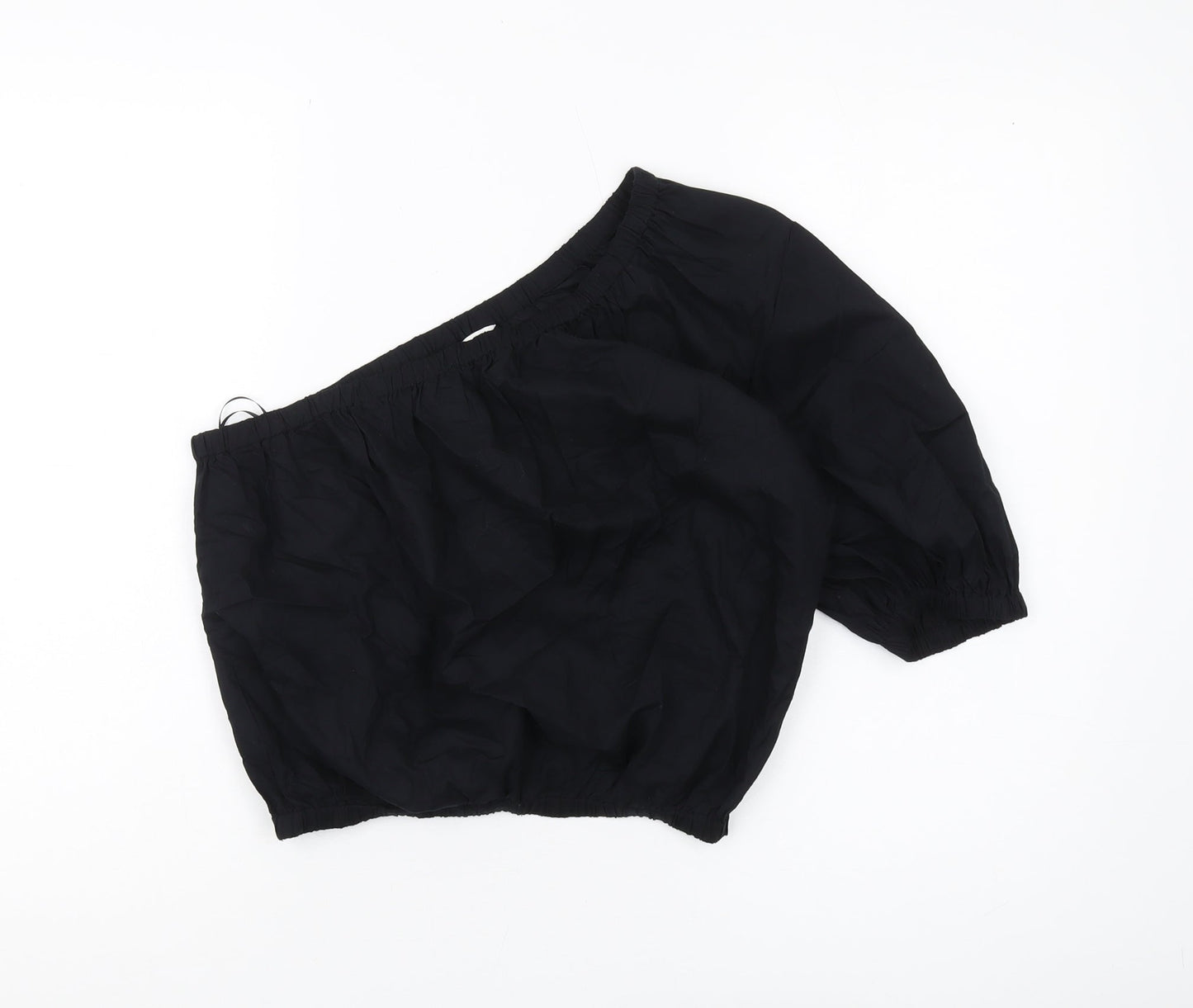 Womens UK Size 10 Marks and Spencer Black Basic Blouse