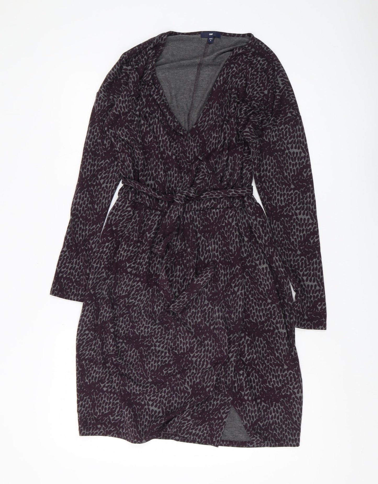Gap Women's Multicoloured S Wrap Dress Knee Length