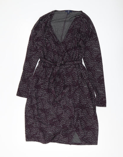 Gap Women's Multicoloured S Wrap Dress Knee Length
