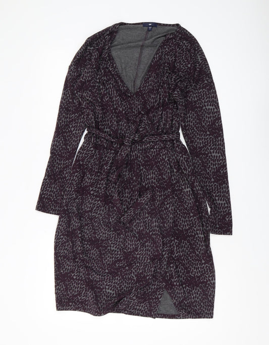 Gap Women's Multicoloured S Wrap Dress Knee Length