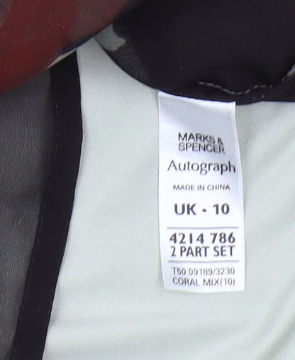 Marks and Spencer Women's Multicoloured Blouse Size 10