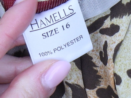 Womens UK Size 16 Hamells Pleated  Skirt