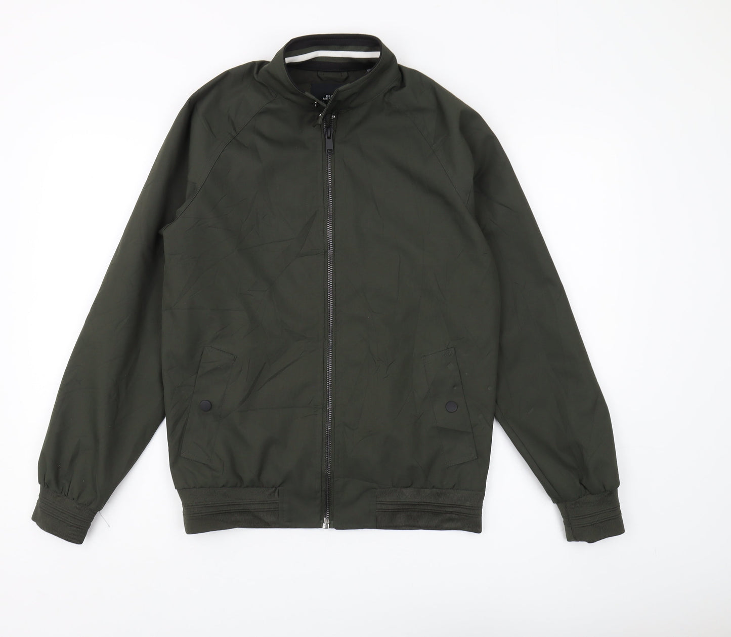 Mens UK Size S Burton Menswear Green Bomber Jacket