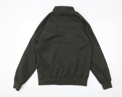 Mens UK Size S Burton Menswear Green Bomber Jacket