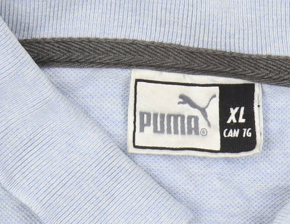 Puma Men's Blue XL Polo Shirt Short Sleeve Casual