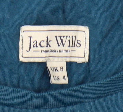Jack Wills Blue Women's T-Shirt UK 8