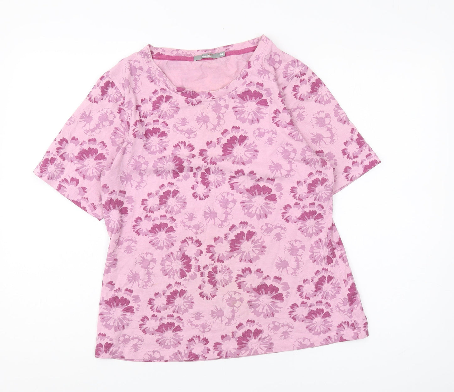 Peter Storm Women's Pink Floral T-Shirt Size 14