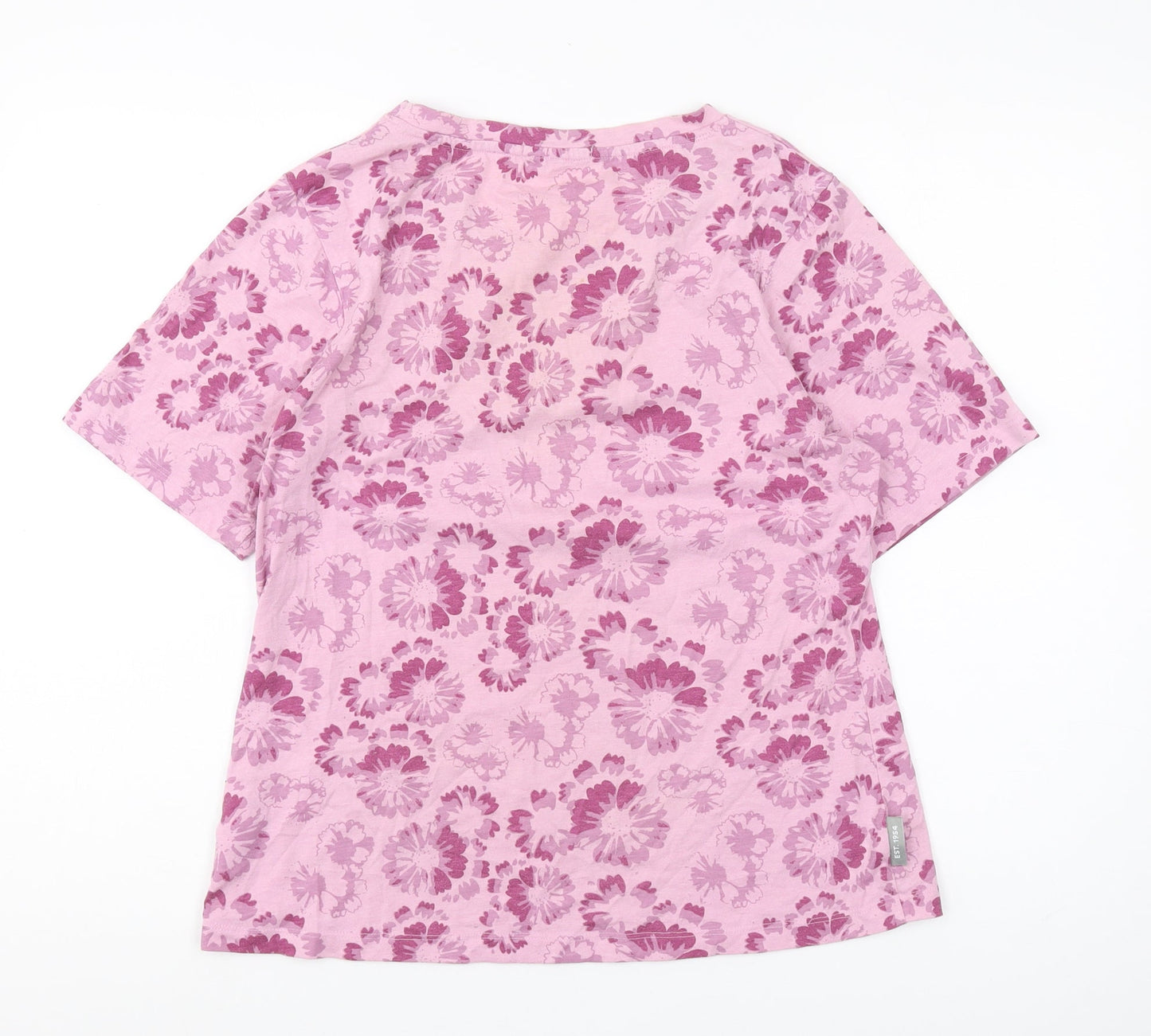 Peter Storm Women's Pink Floral T-Shirt Size 14