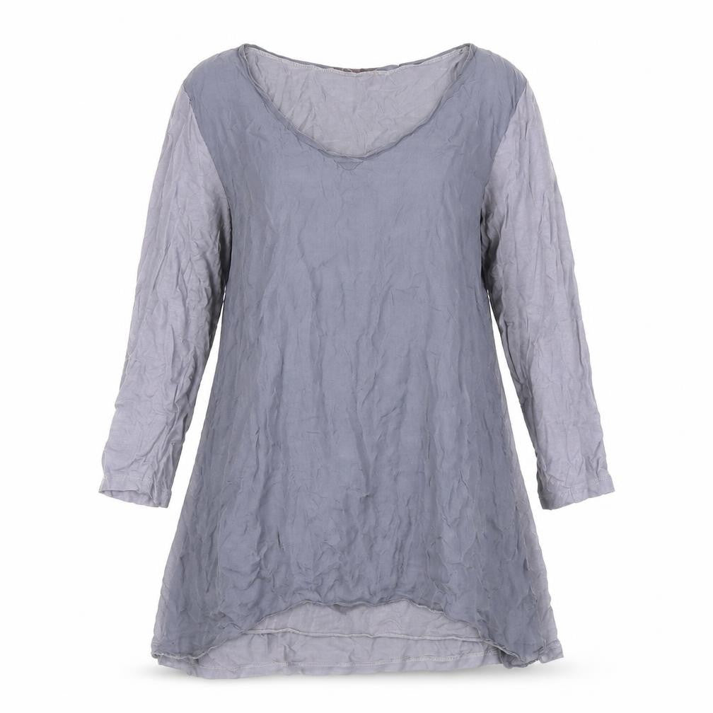 Womens UK Size M Phase Eight Grey Tunic Blouse