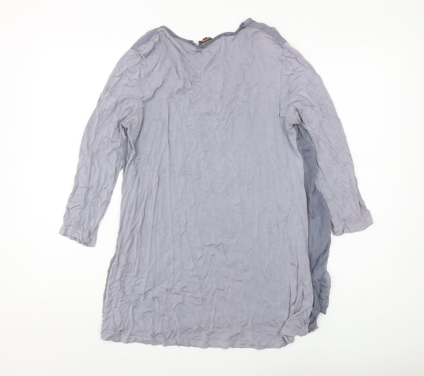 Womens UK Size M Phase Eight Grey Tunic Blouse