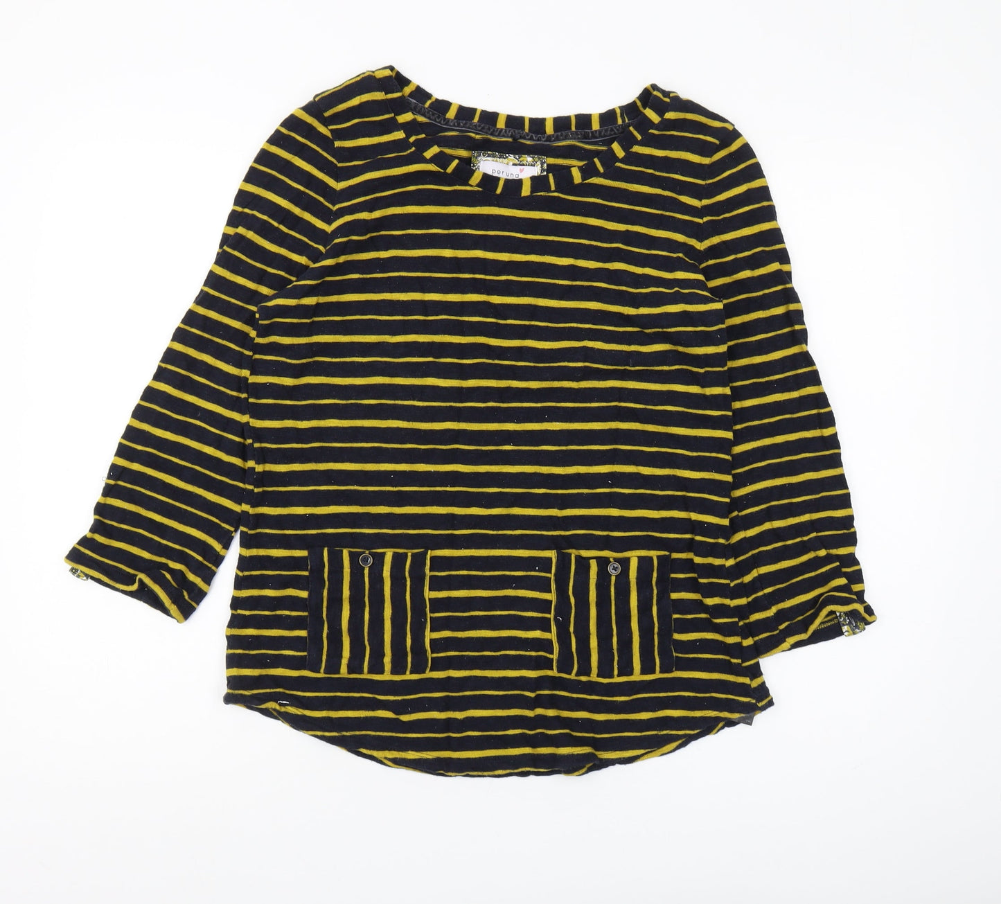 Womens UK Size 12 Marks and Spencer Multicoloured Basic Blouse