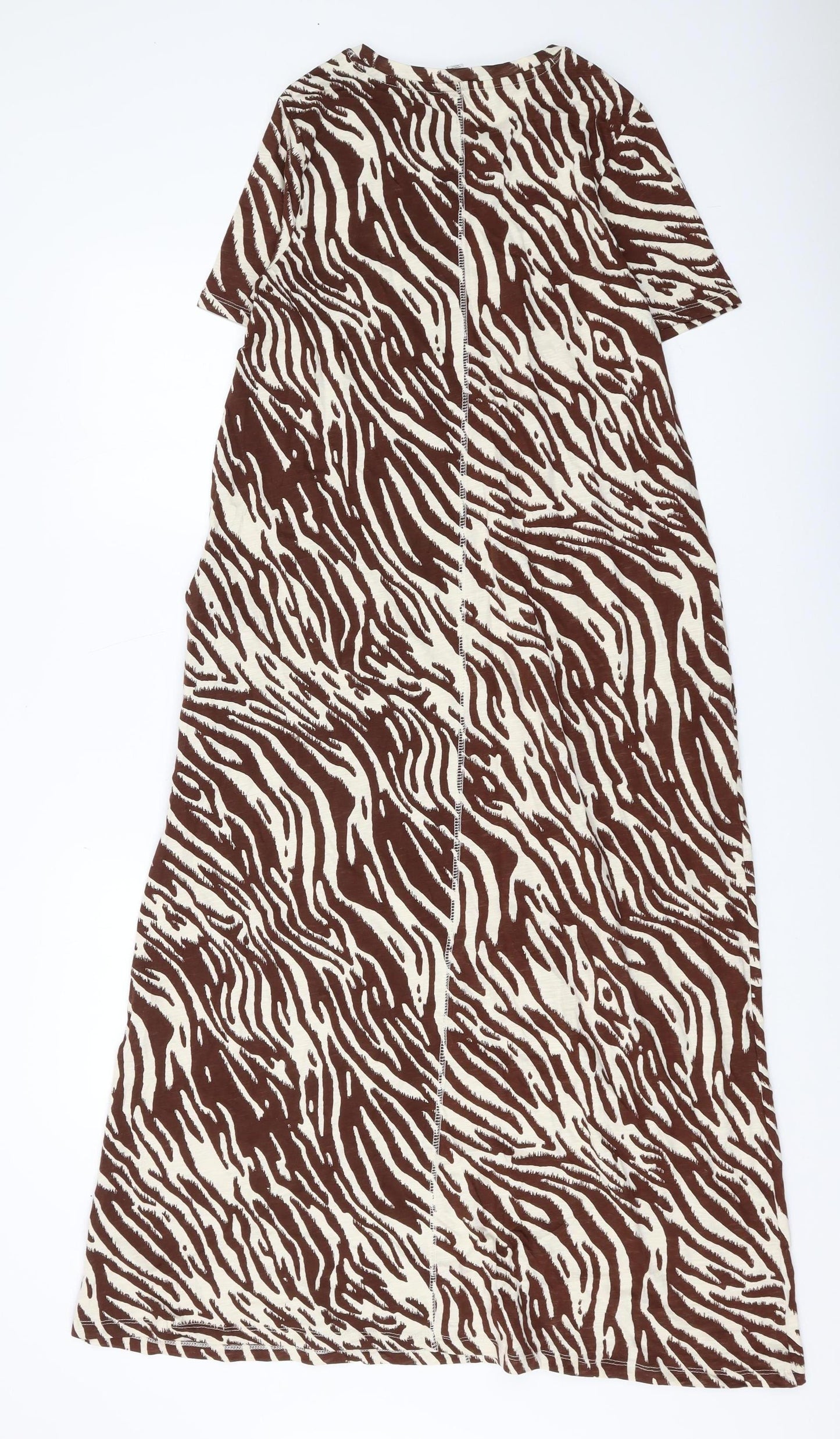 Marks and Spencer Women's Brown Animal Print Dress