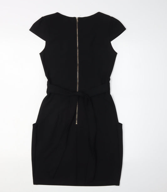 Voulez Vous Women's Black Size 8 Sheath Dress