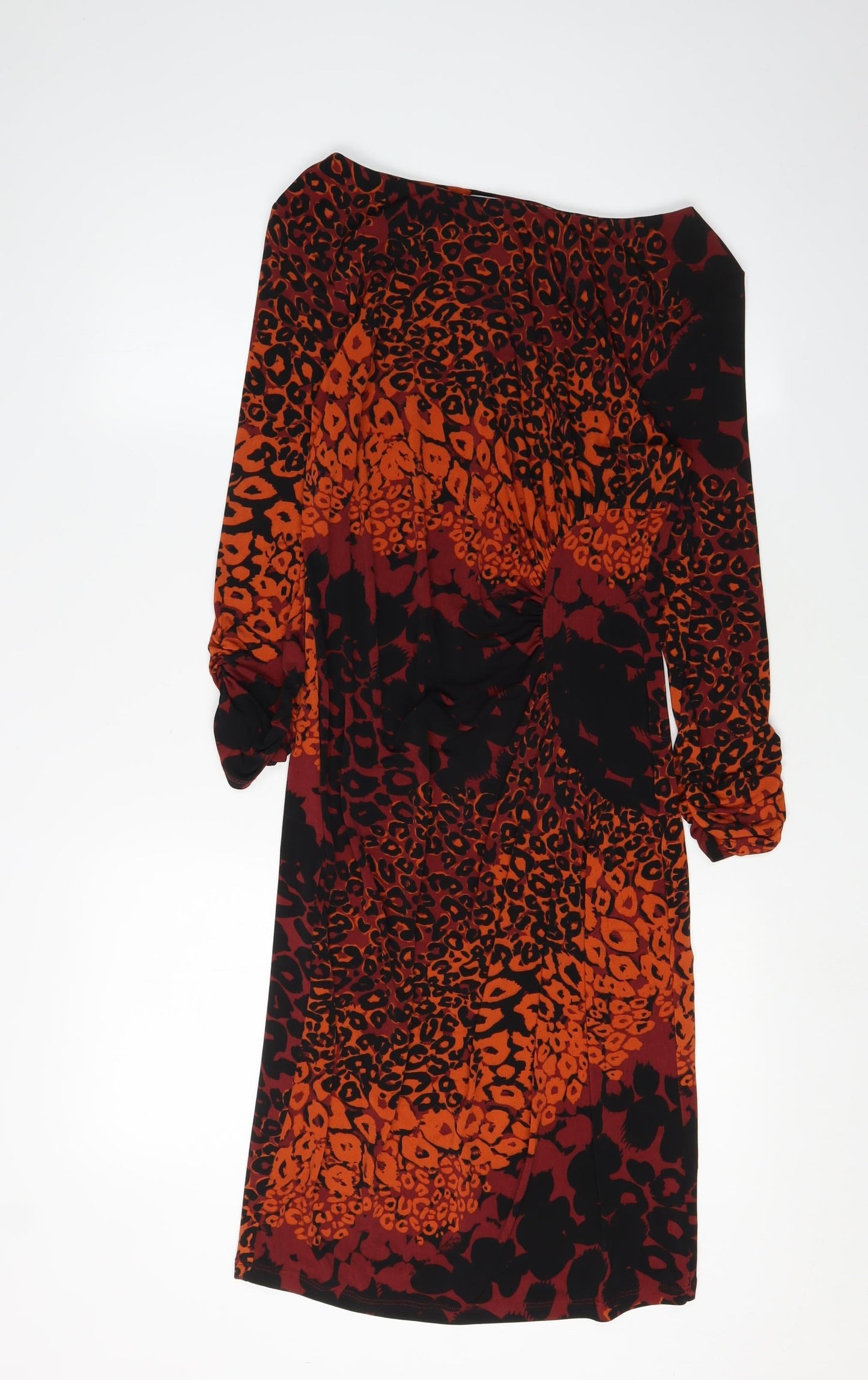 per una Women's Multicoloured Animal Print Dress, Size 10