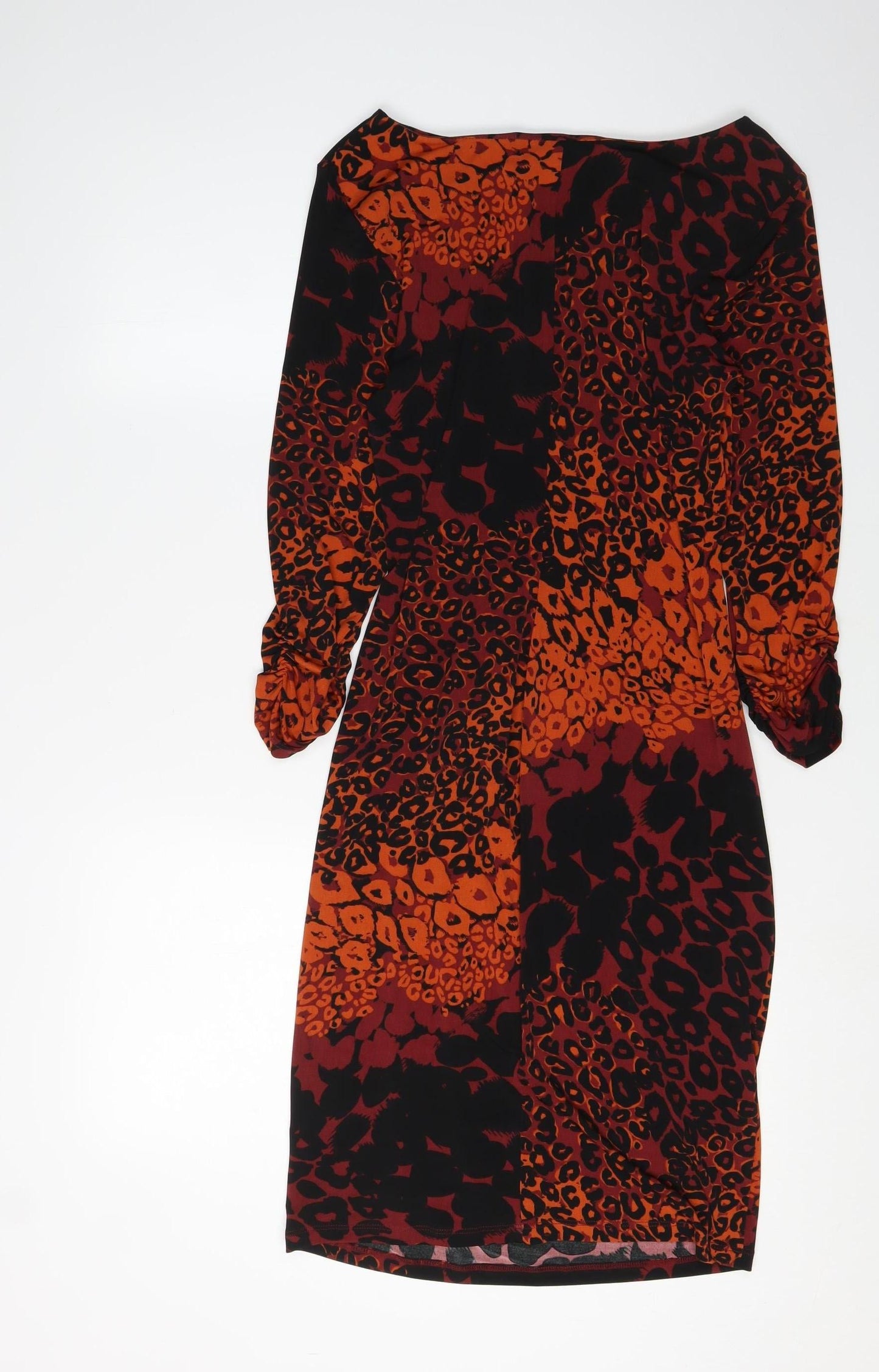 per una Women's Multicoloured Animal Print Dress, Size 10