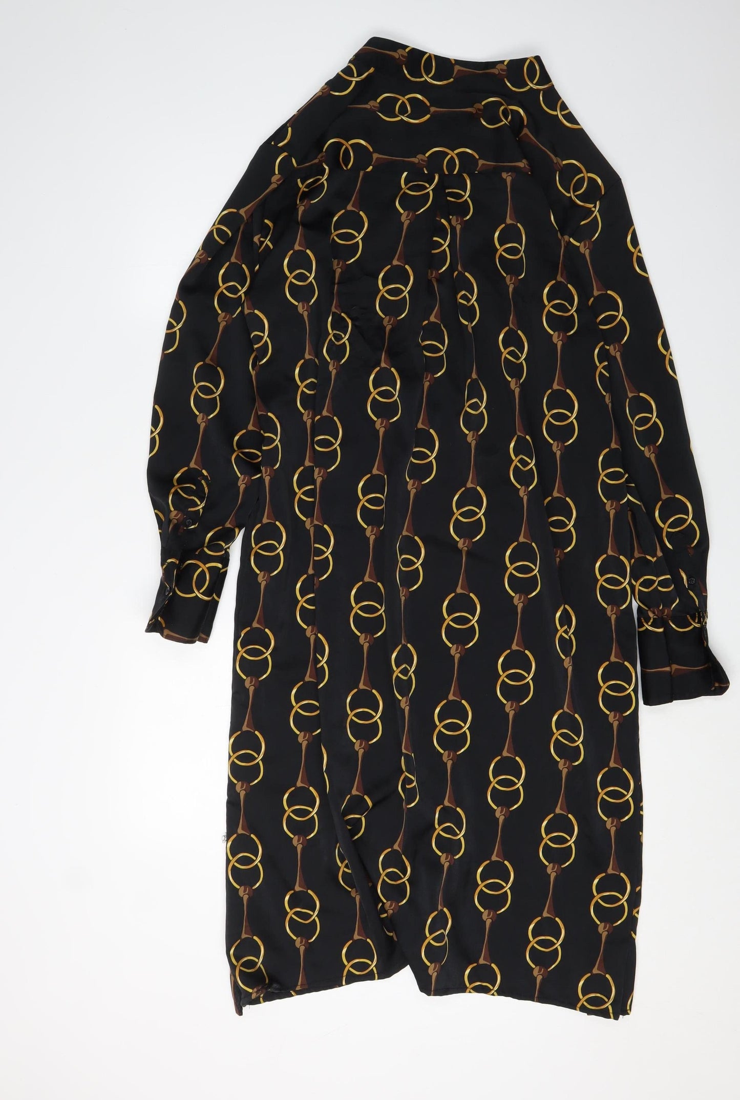 Banana Republic Women's Black XL Geometric Dress