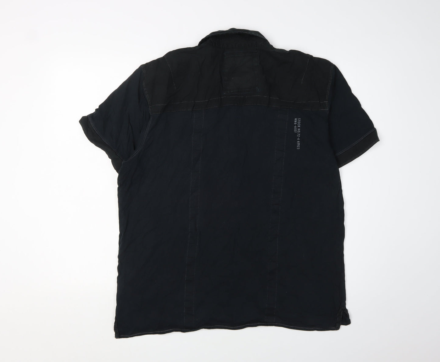Next Men's Black Polo, XL, Short Sleeve, Casual