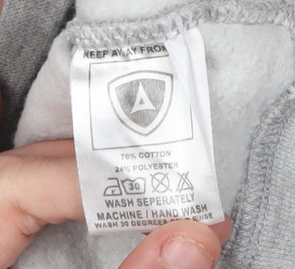 Avec Boys Grey Pullover Hoodie L - Sporty Style & Comfort